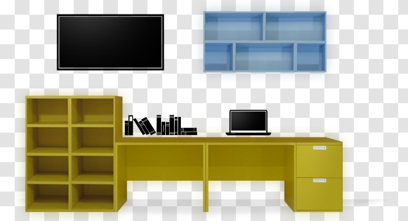 Shelf Office Desk - Design Transparent PNG