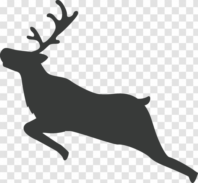 Reindeer Christmas - Chamois Sticker Transparent PNG