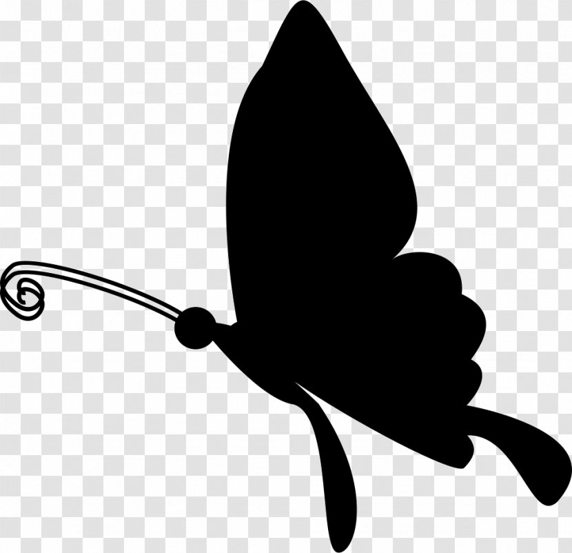 Butterfly Desktop Wallpaper Clip Art - Monochrome Photography Transparent PNG