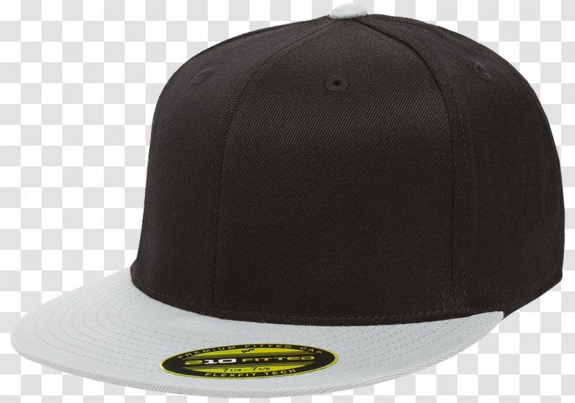 Baseball Cap Hat Fullcap Flexfit LLC - Black Transparent PNG