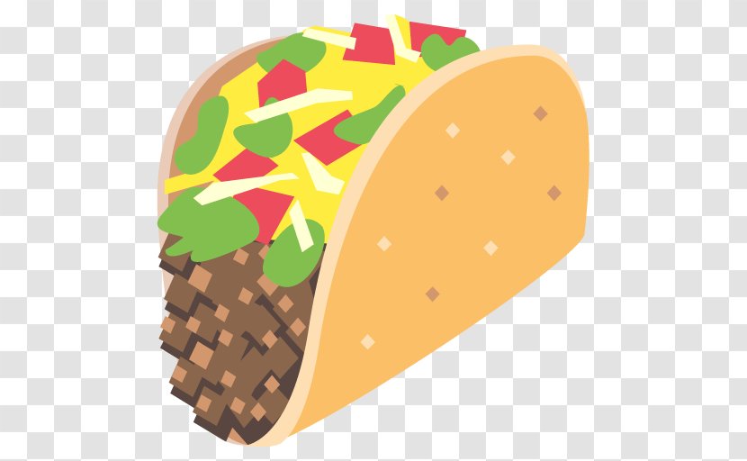 Taco Emoji Cheeseburger Emoticon Sticker - TACOS Transparent PNG