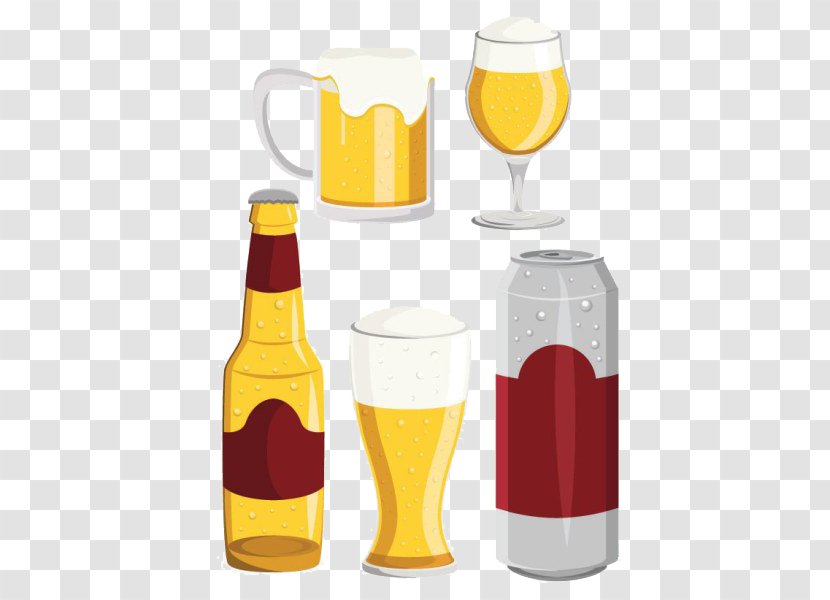 Beer Glassware Wine Clip Art - Creative Transparent PNG