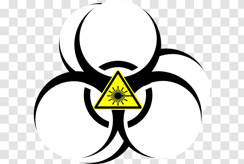 Biological Hazard Symbol Clip Art - Laser Transparent PNG