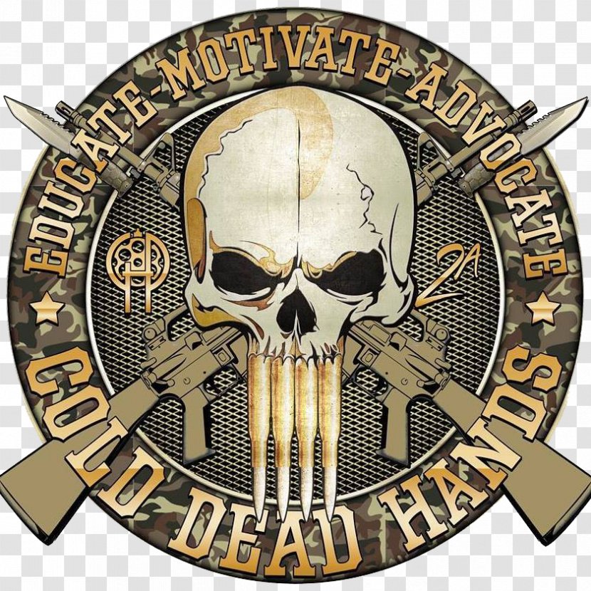 Skull Metal United States Army Symbol - SECOND AMENDMENT Transparent PNG