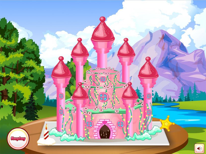 Rapunzel Elsa Princess Castle Cake Cooking Anna Makeover: Girls Games Transparent PNG