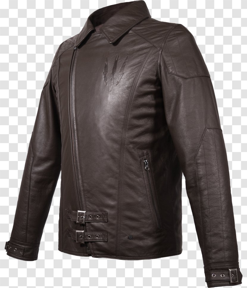 Leather Jacket Motorcycle Clothing Sleeve Transparent PNG