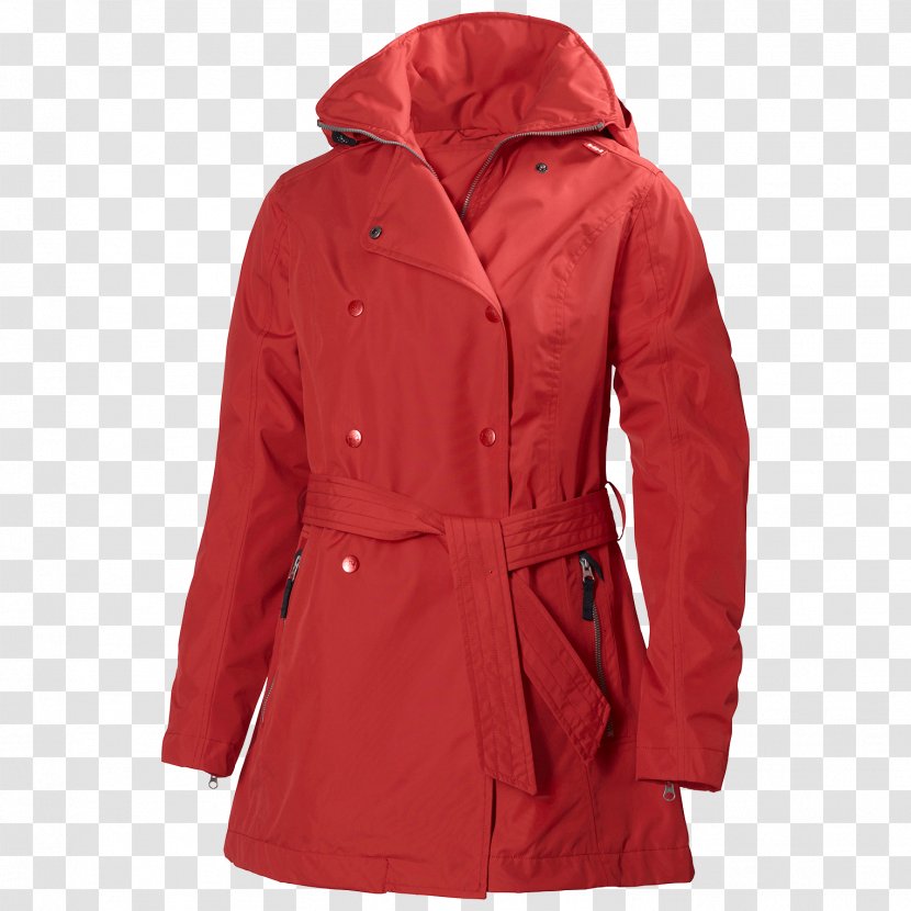 Trench Coat Jacket Helly Hansen Overcoat Transparent PNG