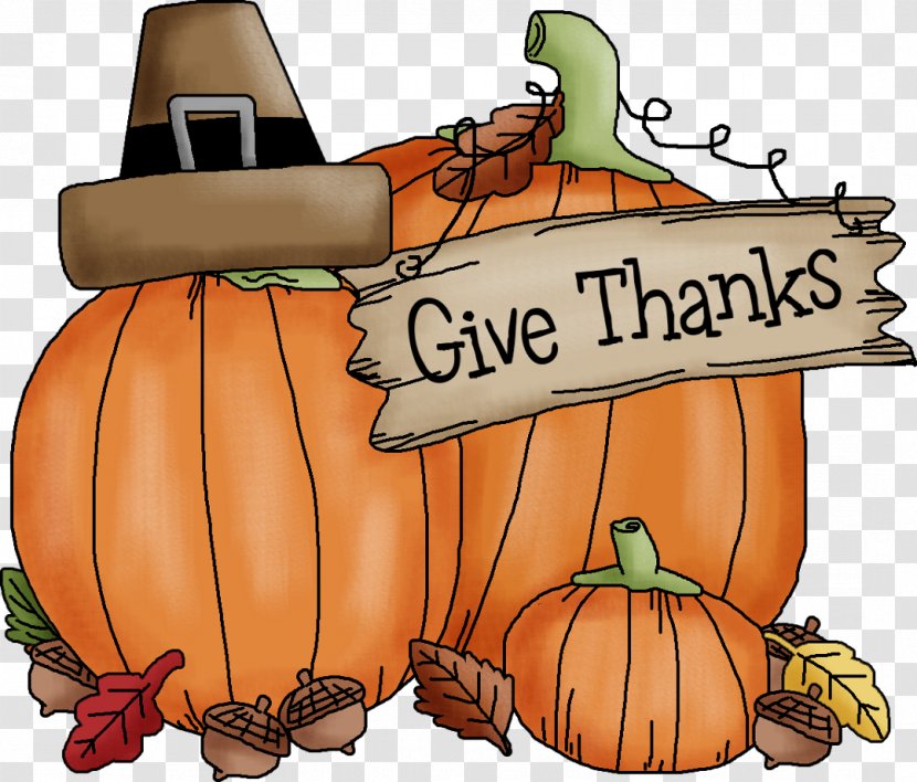 Thanksgiving Give Thanks With A Grateful Heart Holiday Clip Art - Gourd Transparent PNG