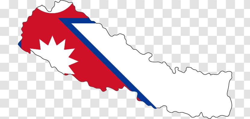 Flag Of Nepal National Map - Tibet Transparent PNG