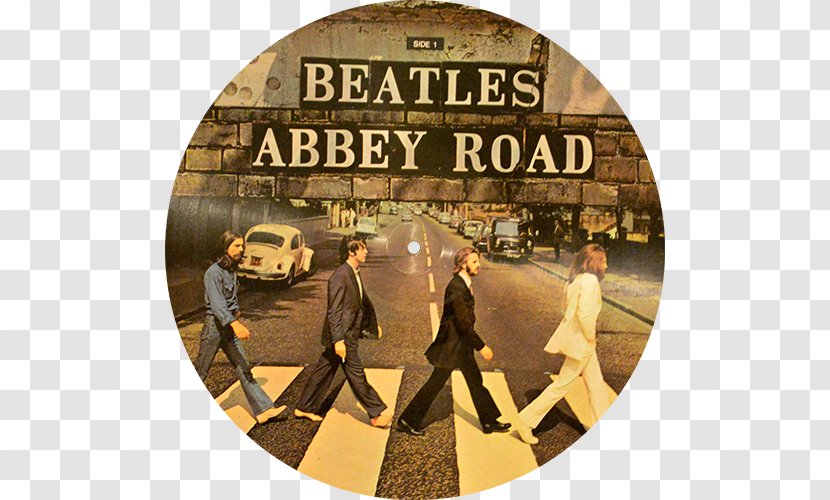 Abbey Road The Beatles Phonograph Record Sgt. Pepper's Lonely Hearts Club Band Rubber Soul - Frame - Orange Wave Transparent PNG