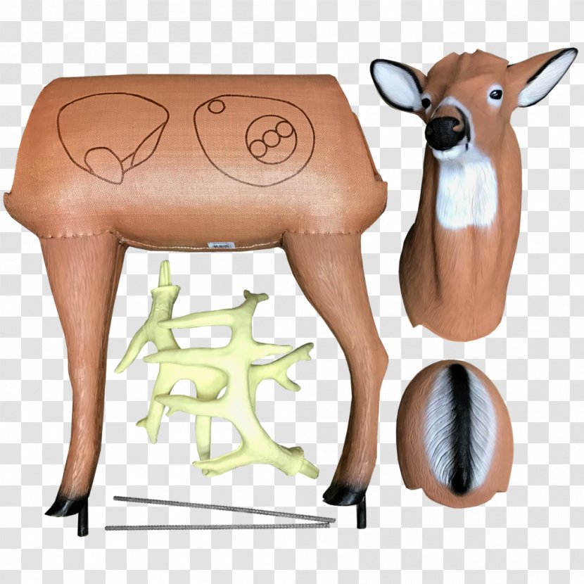 Target Archery Reindeer Shooting Targets White-tailed Deer - Snout - 3d Equipment Transparent PNG