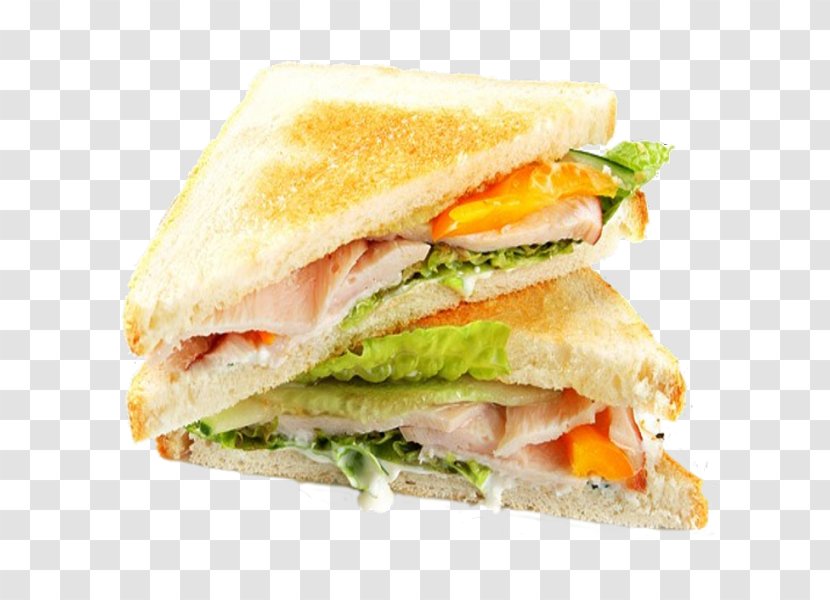 Bánh Mì Chicken Gyro Pizza Sandwich - Fast Food Transparent PNG