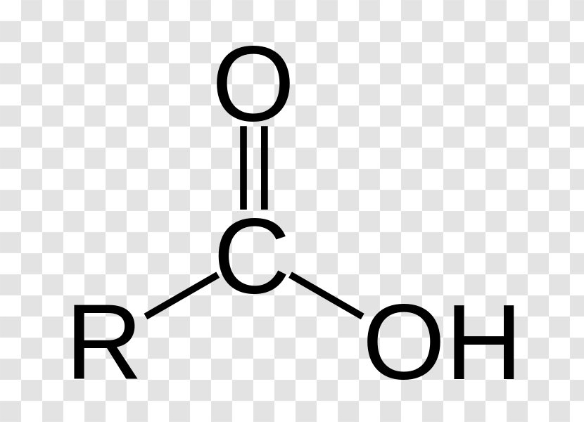 Formic Acid Carboxylic Chemistry Organic Compound - Black And White - Hydrogen Atom Transparent PNG