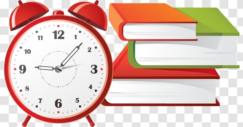 Alarm Clock Clip Art - Textbooks Vector Material Transparent PNG