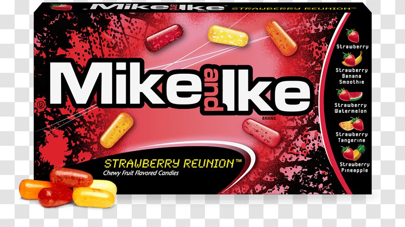 Milk Duds Punch Mike And Ike Candy Flavor - Just Born - Strawberry Transparent PNG