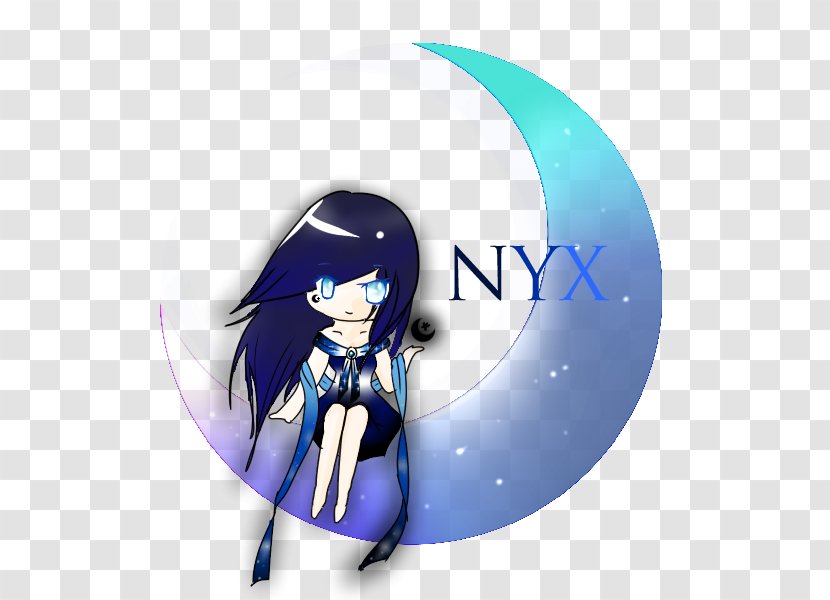 Nyx Drawing Goddess - Watercolor Transparent PNG