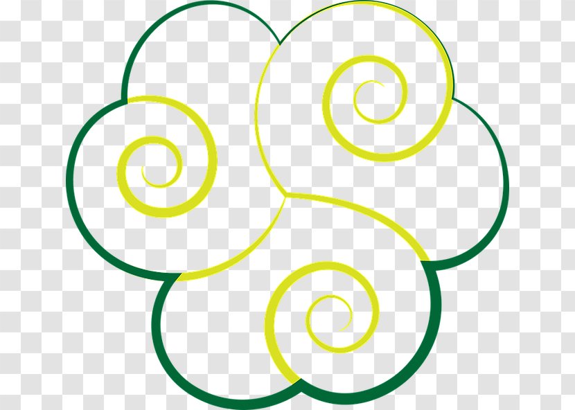 Green Celtic Knot Triskelion Clip Art - Verde Amarillo - Cloud Computing Transparent PNG