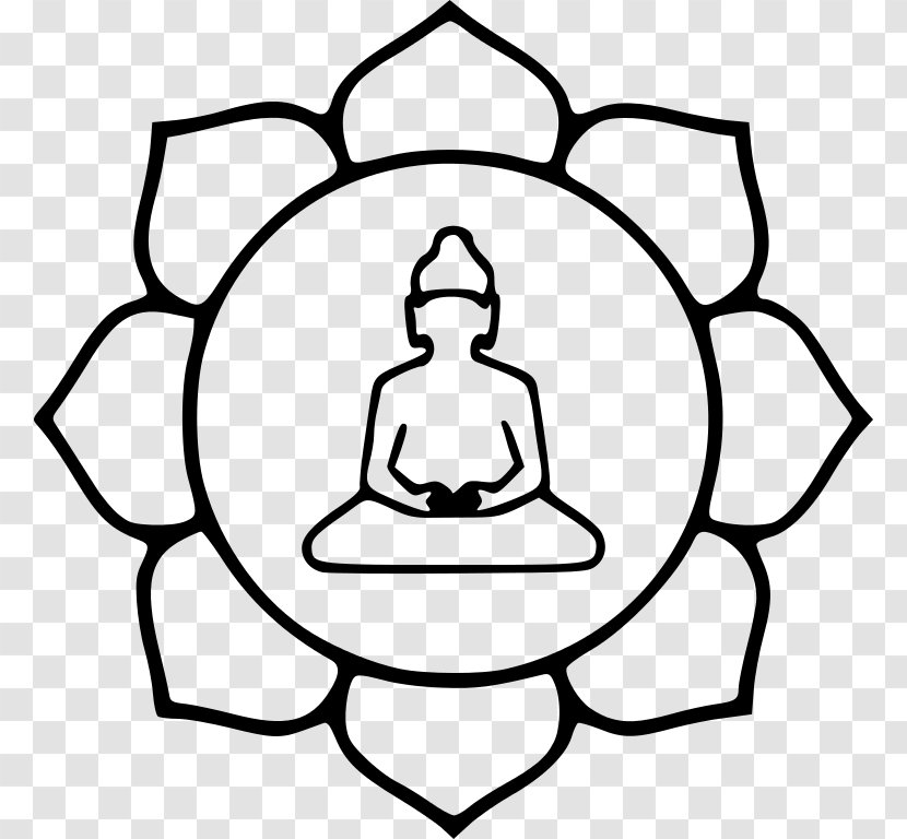 Lotus Sutra Buddhism Position Buddhist Symbolism Padma - Enlightenment In - Cartoon Buddha Transparent PNG