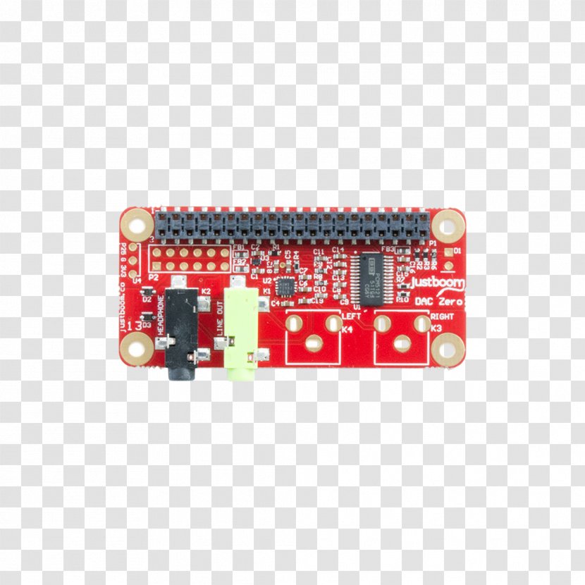 Digital-to-analog Converter Raspberry Pi Electronics Amplifier I²S - Pimoroni - PiñaColada Transparent PNG