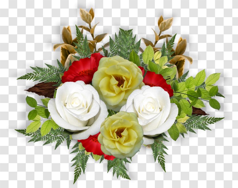 Cut Flowers White Red - Green - Flower Transparent PNG