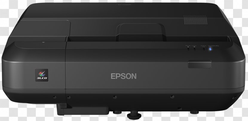 Epson Home Cinema LS100 Full HD 3LCD Ultra Short-throw Laser Projector Multimedia Projectors EH-LS100 - Inkjet Printing Transparent PNG