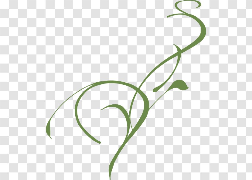 Clip Art - Flower - Floral Scroll Transparent PNG