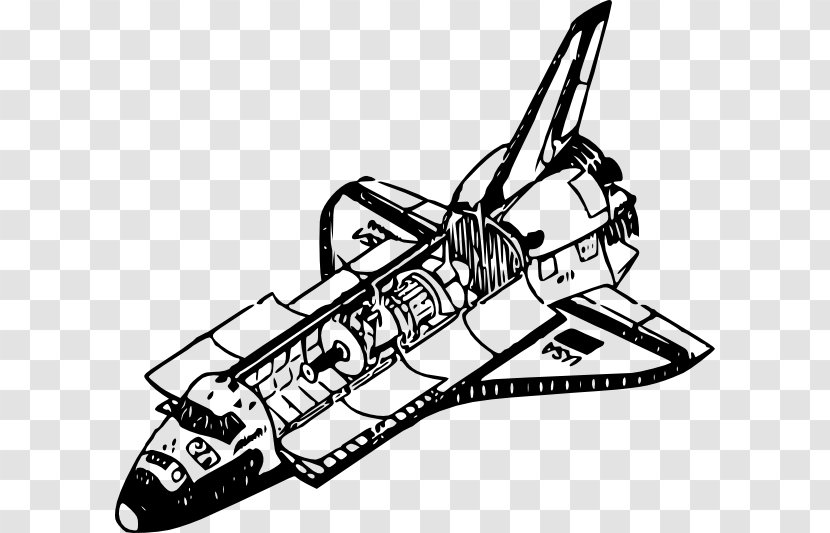 Spacecraft Outer Space Clip Art - Shuttle Transparent PNG