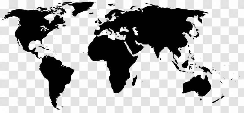 World Map Blank - Vector - Of The Transparent PNG
