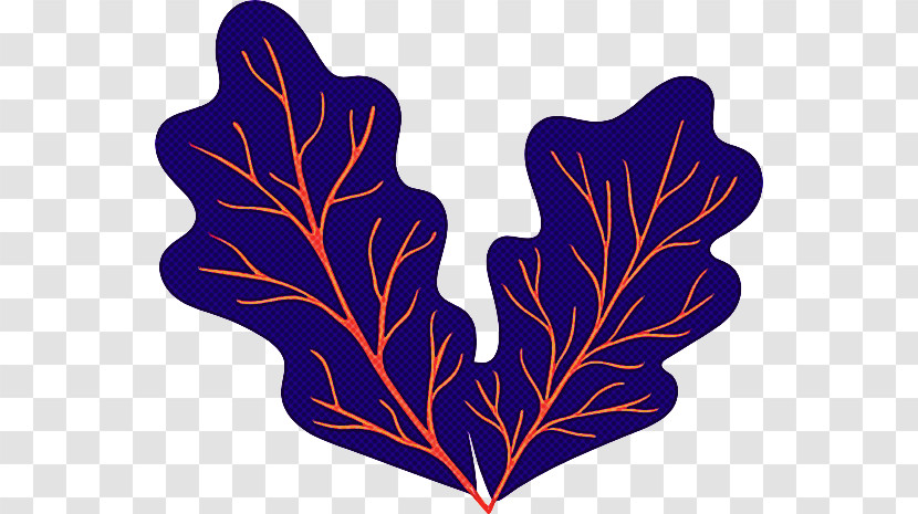 Leaf Flower Cobalt Blue / M Tree Heart Transparent PNG