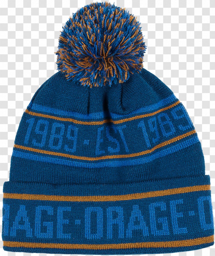 Beanie Knit Cap Cobalt Blue Woolen Transparent PNG