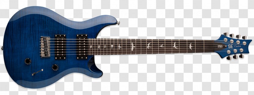 Seven-string Guitar Gibson Les Paul PRS Guitars Electric - Prs Se Custom 24 Transparent PNG