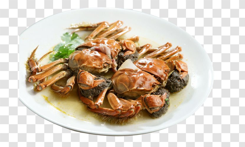 Chinese Mitten Crab Cuisine Salt-cured Meat Food - Bacon Crabs Transparent PNG