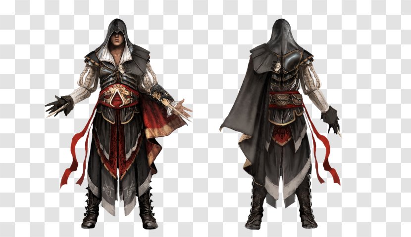 Assassin's Creed: Brotherhood Altaïr's Chronicles Creed II Revelations Syndicate - Ezio Auditore - Costume Design Transparent PNG