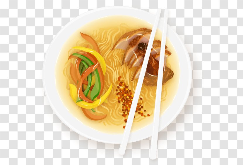 Noodle Soup Chinese Noodles Cuisine Recipe - Dish - Beauty Transparent PNG
