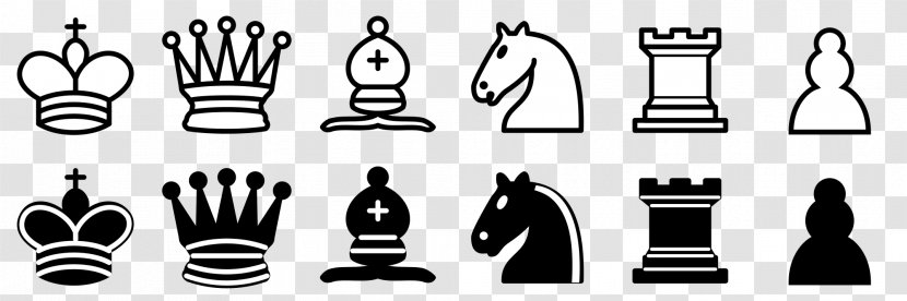 Chess Piece Pin Knight Clip Art - Monochrome - Pieces Transparent PNG