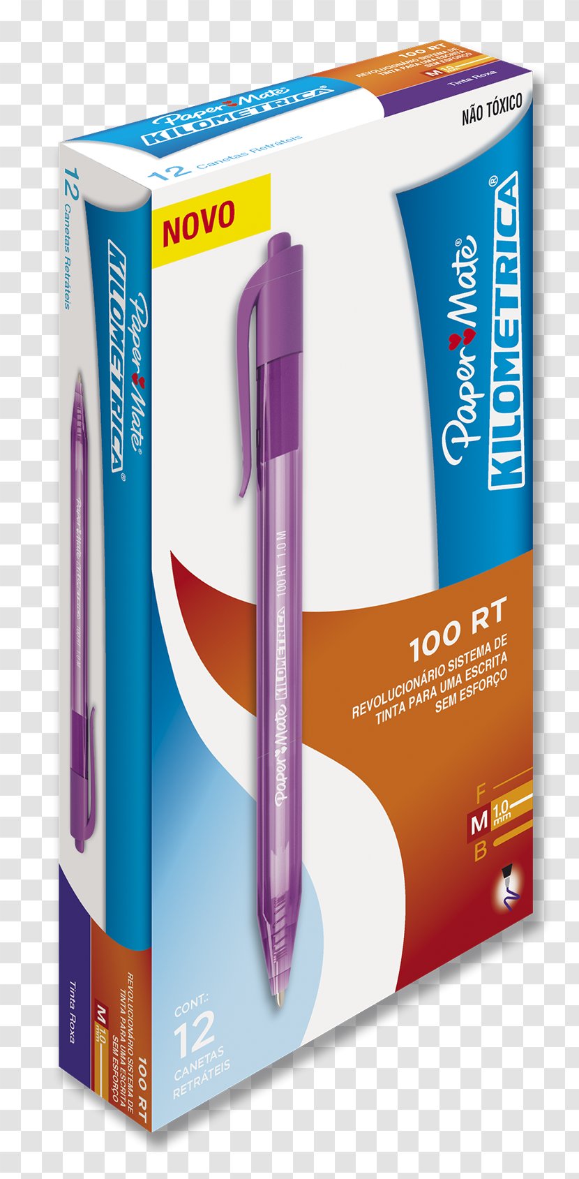Paper Mate Office Supplies Ballpoint Pen Pens - Box - Rx 100 Transparent PNG