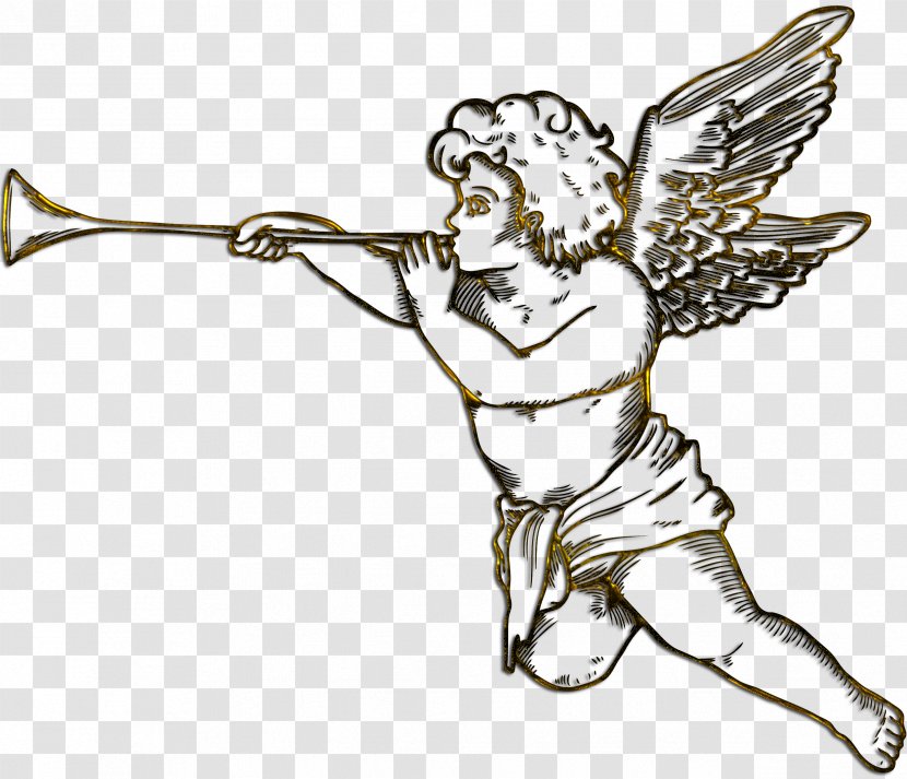 Cupid - Sports Equipment - Black And White Transparent PNG