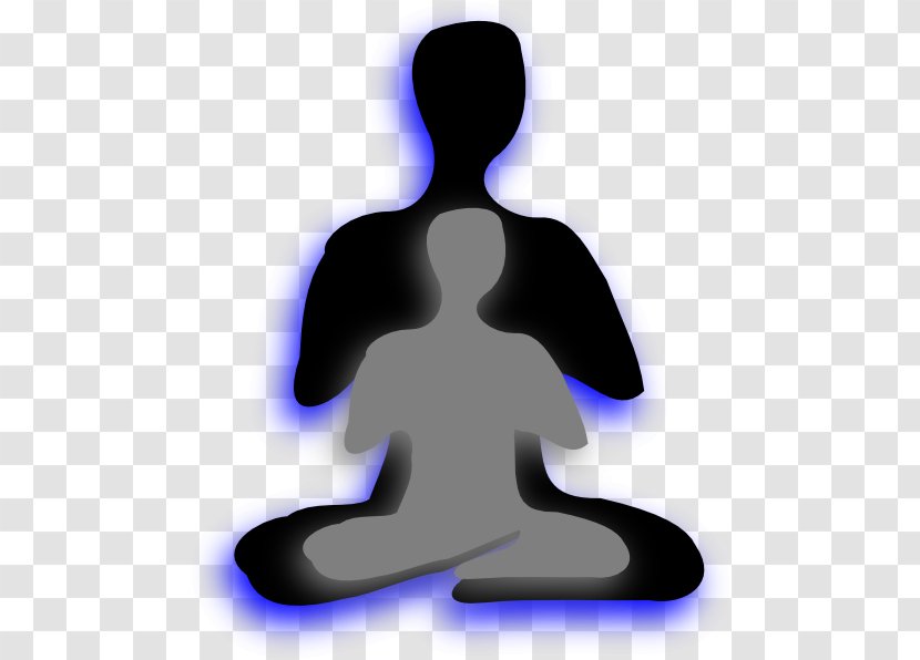 Silhouette Meditation Font - Joint - Yoga Transparent PNG
