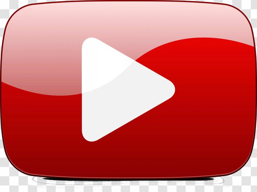 YouTube Play Button Clip Art - Red - Channel Transparent PNG