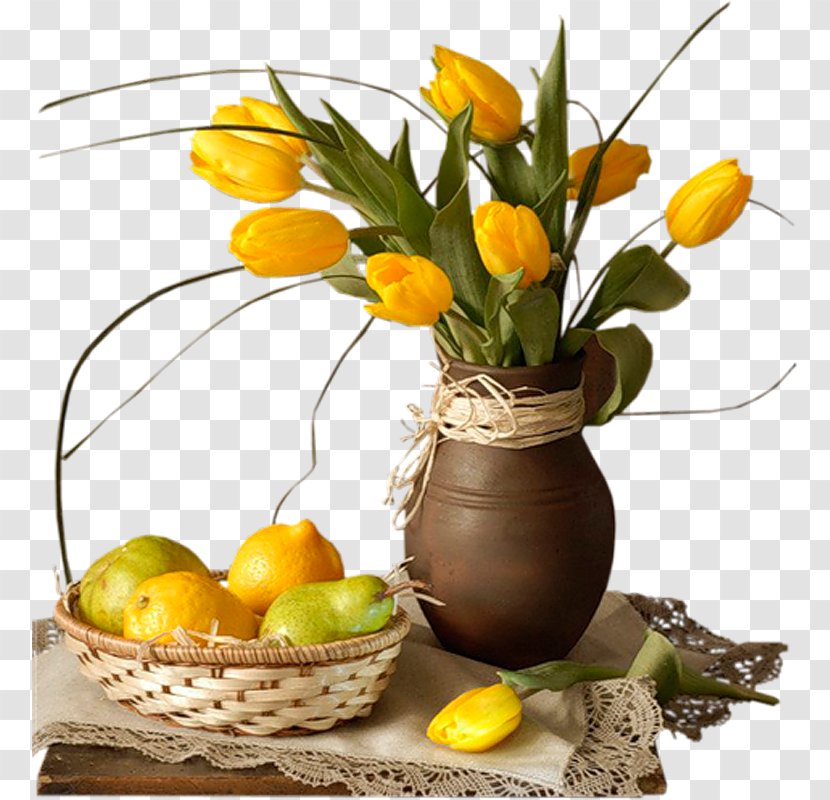 Flower Tulip Clip Art - Yellow Transparent PNG