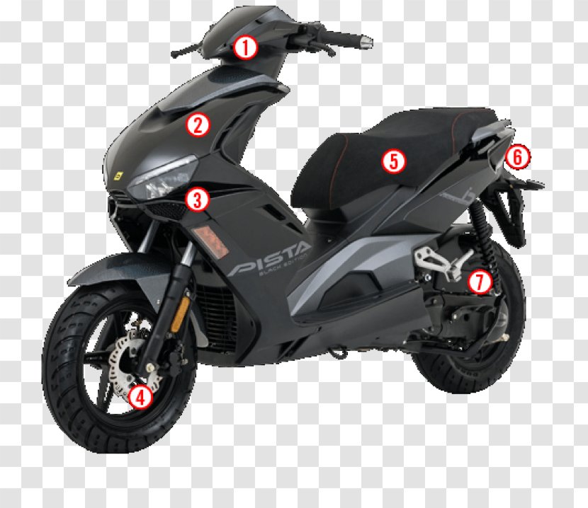 Scooter Car Motorcycle Wheel Two-stroke Engine - Vehicle Transparent PNG