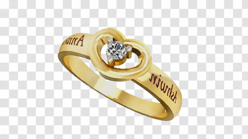 Wedding Ring Gold Yellow Jewellery - Engagement Transparent PNG