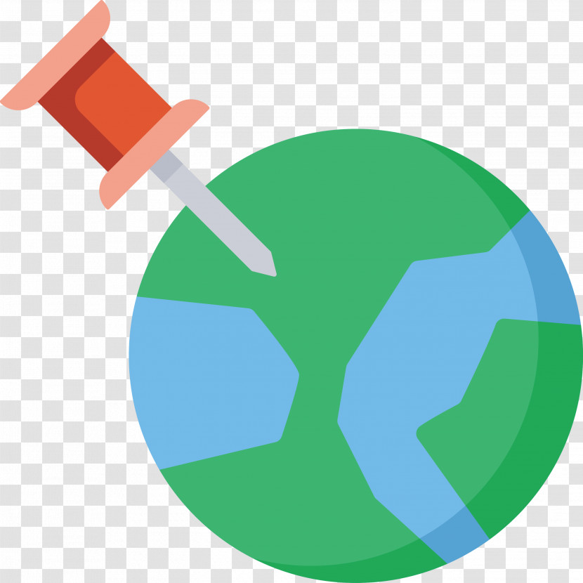 World Pin Transparent PNG