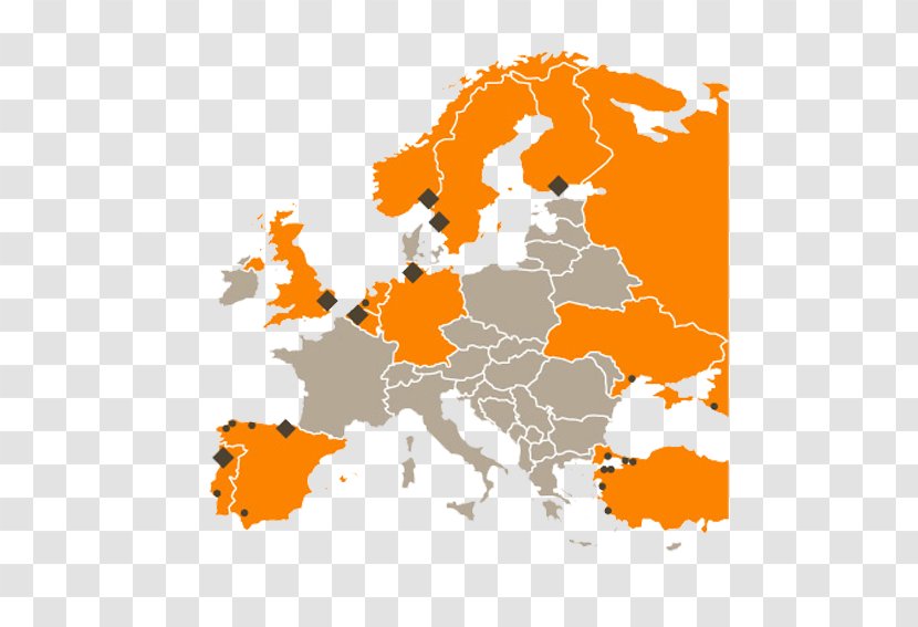 European Union Vector Map Transparent PNG