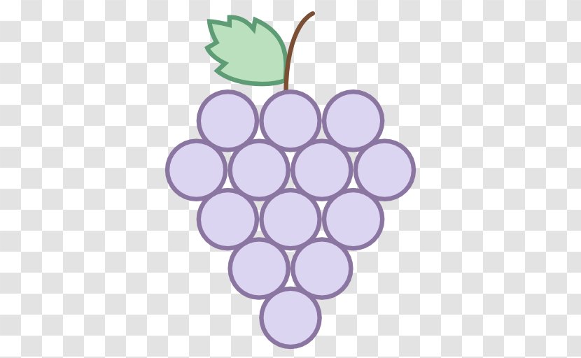 So Many Circle Grapevines Violet - Grape Transparent PNG