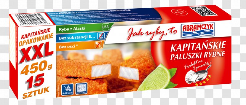 Fish Finger Fillet Fatty Acid Alaska Pollock Atlantic Salmon - Convenience Food - Marketing Materials Transparent PNG