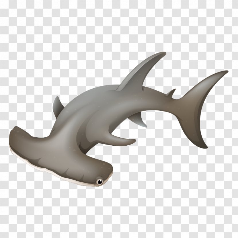 Hammerhead Shark Clip Art - Marine Mammal - Cartoon Transparent PNG
