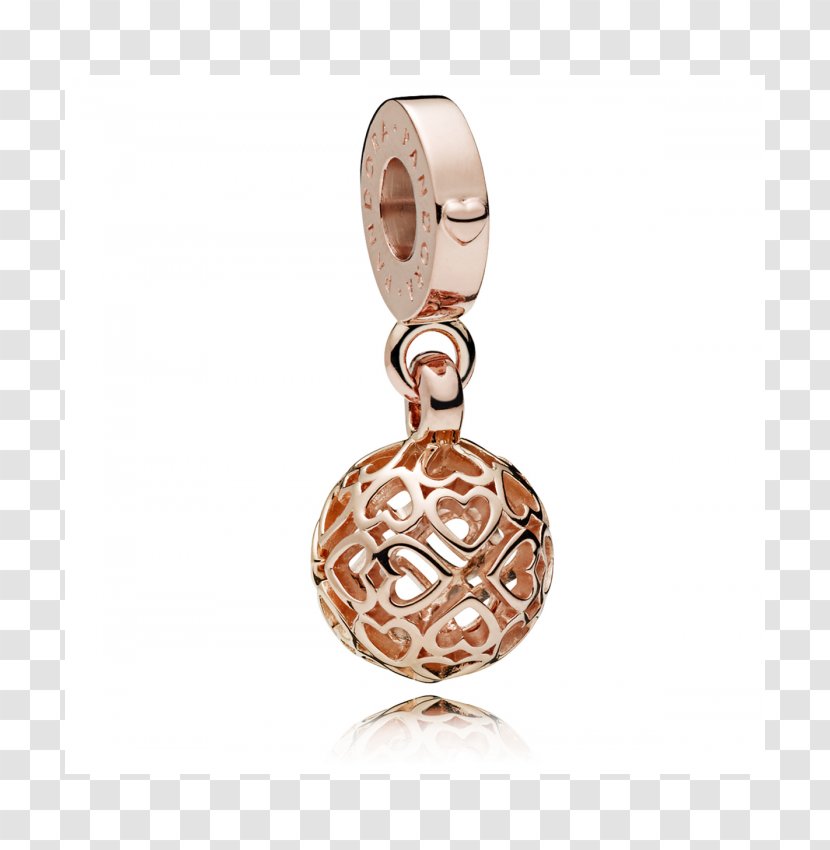 Earring Pandora Charm Bracelet Jewellery - Gold - Clearance Sale Transparent PNG