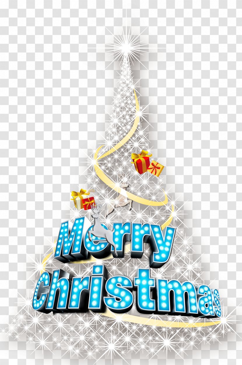 Christmas Tree Santa Claus Happiness Gift - Gifts Transparent PNG
