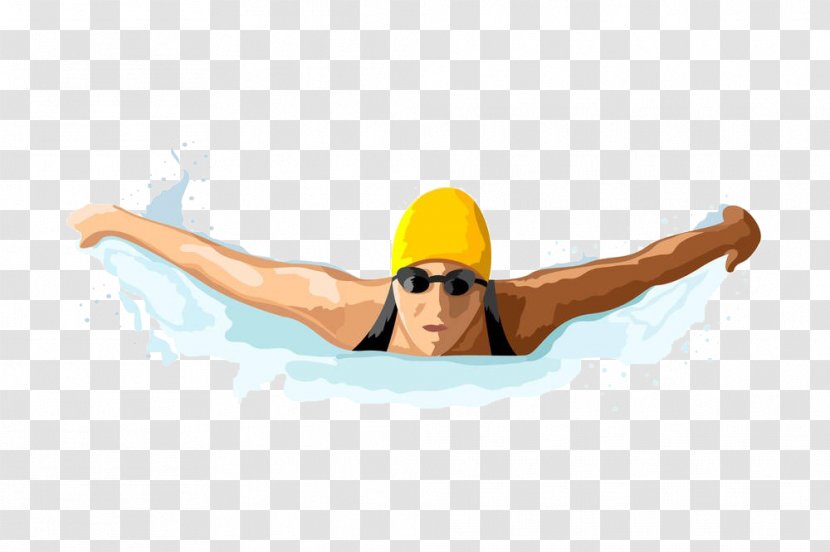 Swimming Royalty-free Clip Art - Stock Photography - Hand Painted Transparent PNG